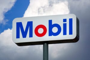 Mobil Oil Gas Station Sign