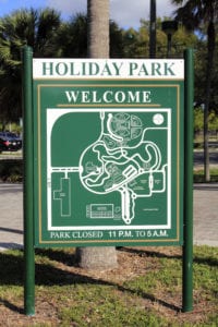 Holiday Park Post & Panel Signs
